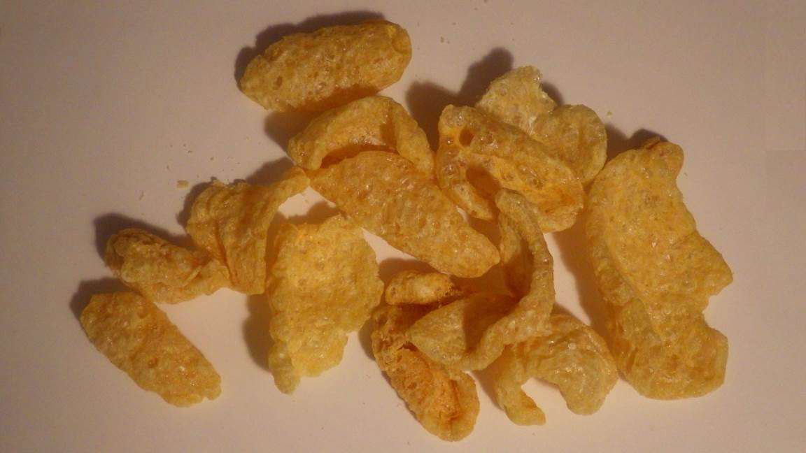 A picture of pork rinds.