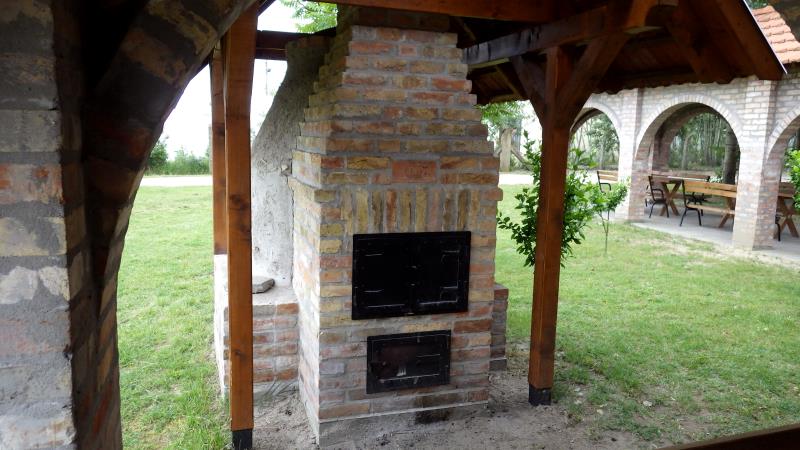 Brick oven.