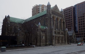 St Paul's Church Anglican Church on Bloor Street, Toronto.