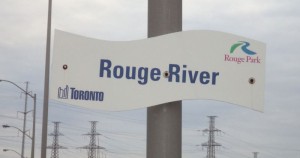Rouge River Sign.
