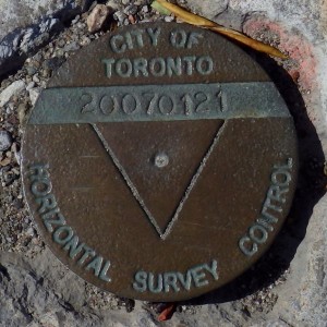 Horizontal Survey Control Point, Toronto.