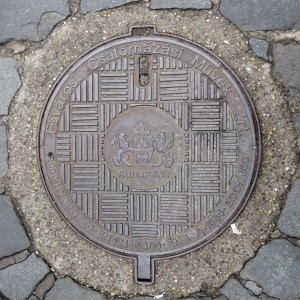 Manhole Cover in Budapest.