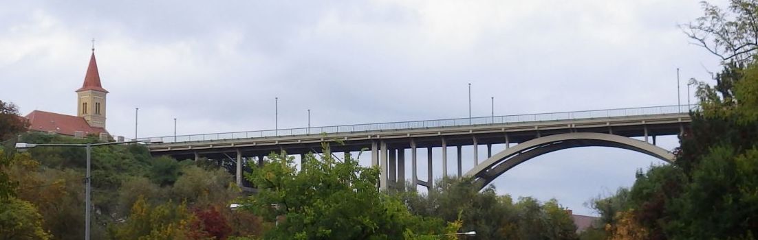 Viadukt in Veszprém.